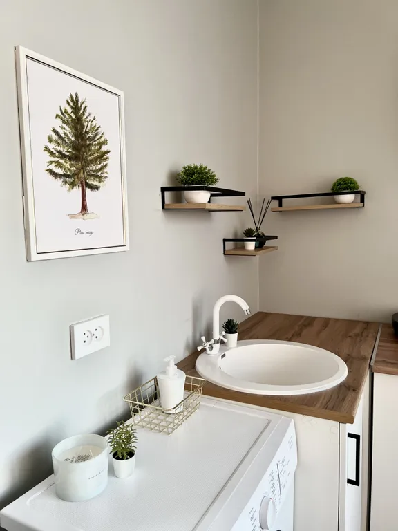 Светлые апартаменты для двоих рядом с Шереметьево