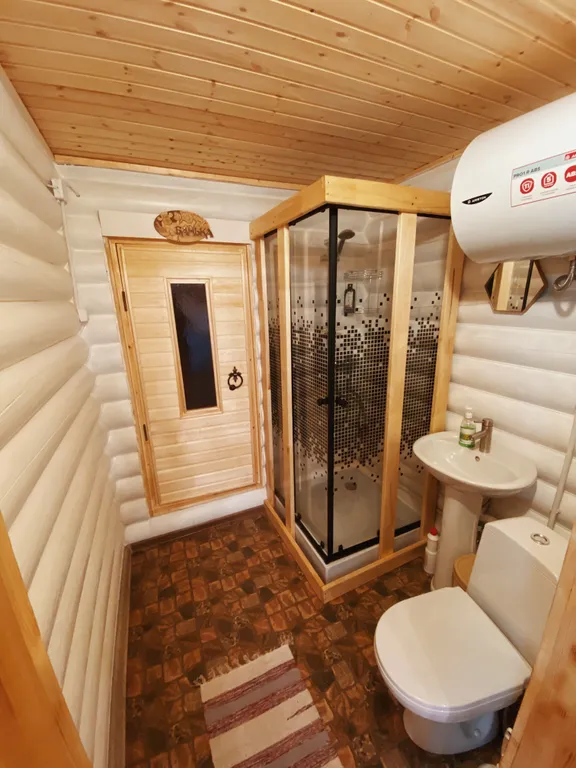 Коттедж Дом Теремок на берегу озера в Карелии с сауной — Верховье