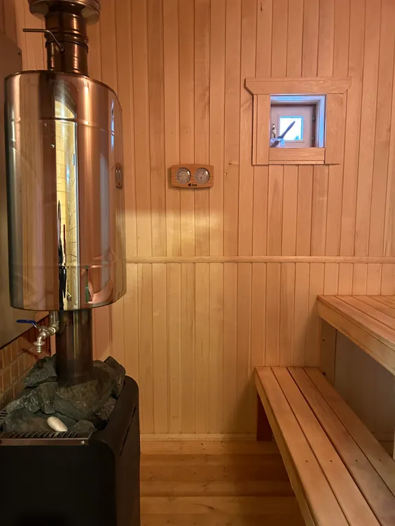 Дом с баней и крытой террасой