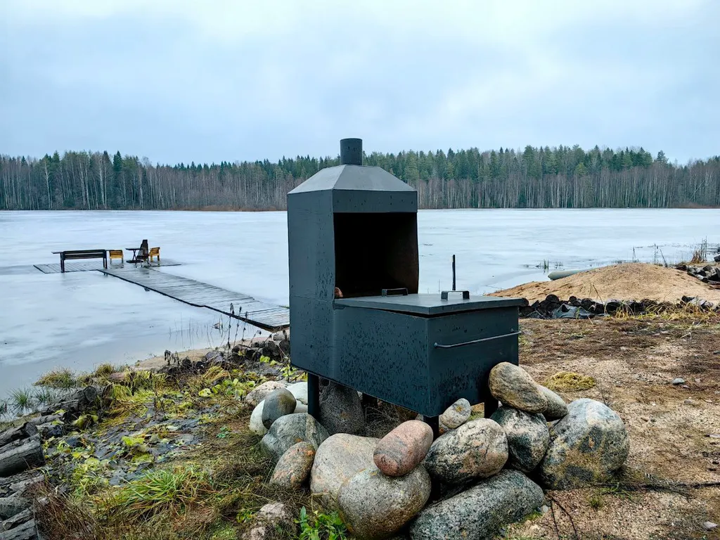 Дом на первой линии у озера в Карелии