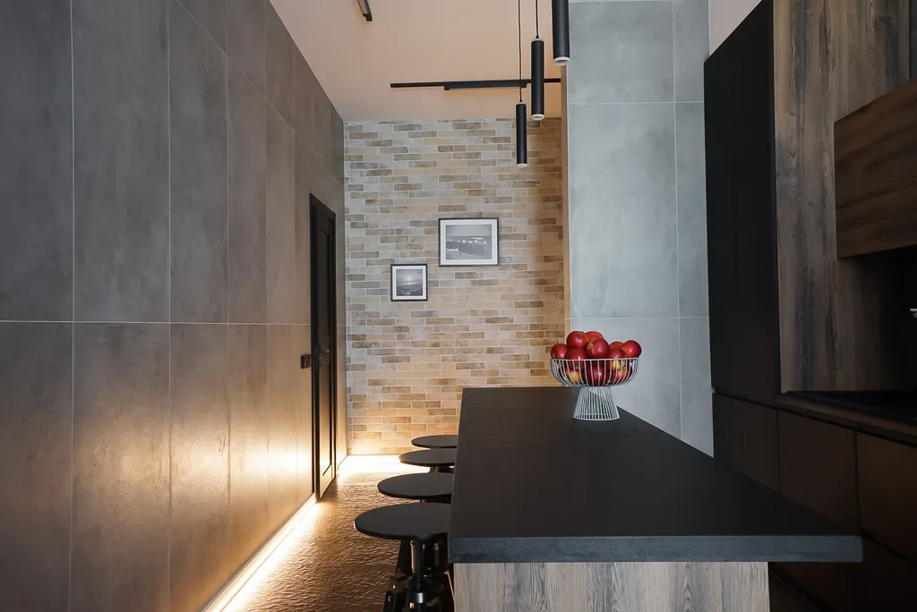 Просторная лофт-евродвушка Городской Лофт c балконом на набережной