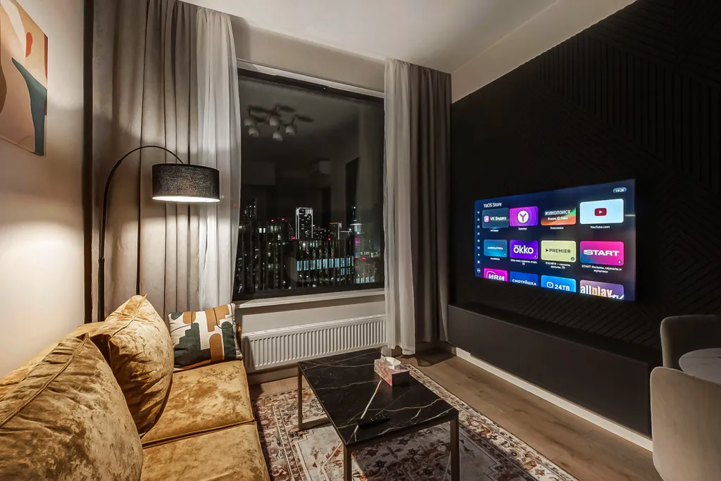 Квартира Просторная евро 3к квартира с видом на Москву-реку — Москва