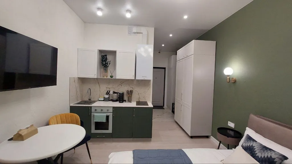 Квартира Крепкая башня. Квартира-студия до 2-х гостей в новом жк шория град — Шерегеш