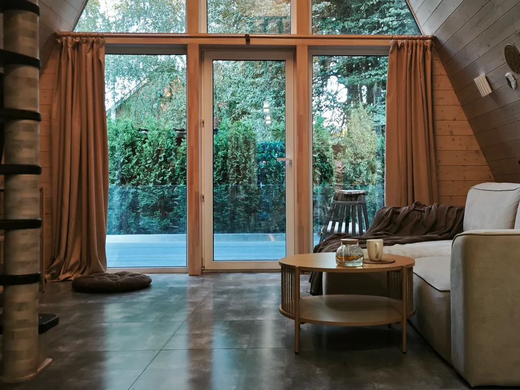 Коттедж Уютный дом Поле с баней на дровах и сибирским чаном — Лопатино