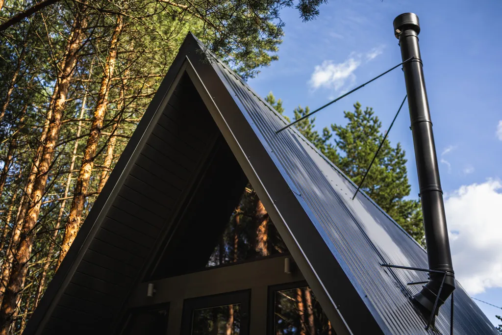 Коттедж Коттедж А-Фрейм грей — Павловский Посад