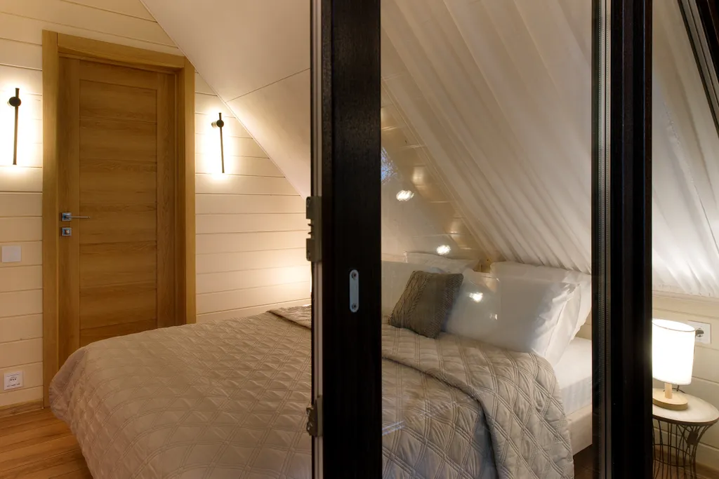 Панорамный дом с двумя спальнями на берегу Волги