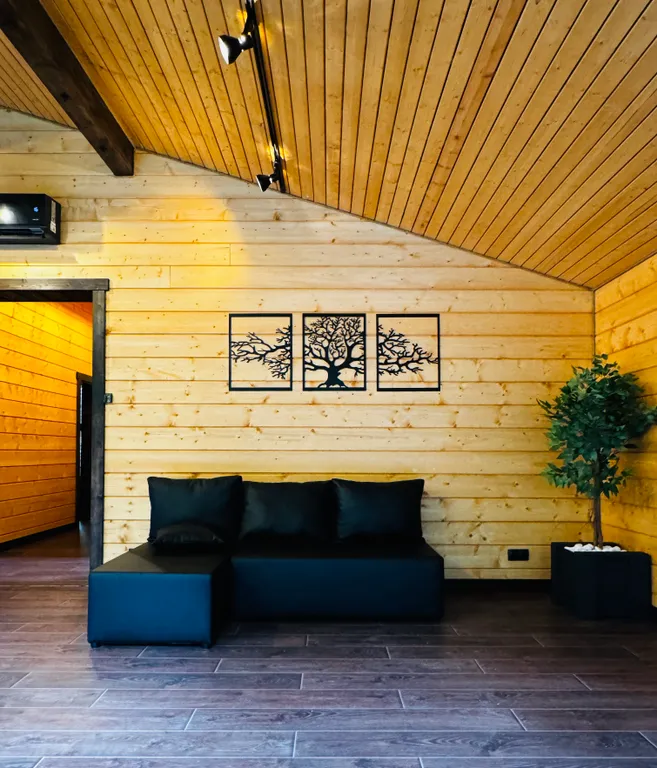 Домик в лесу с русской баней