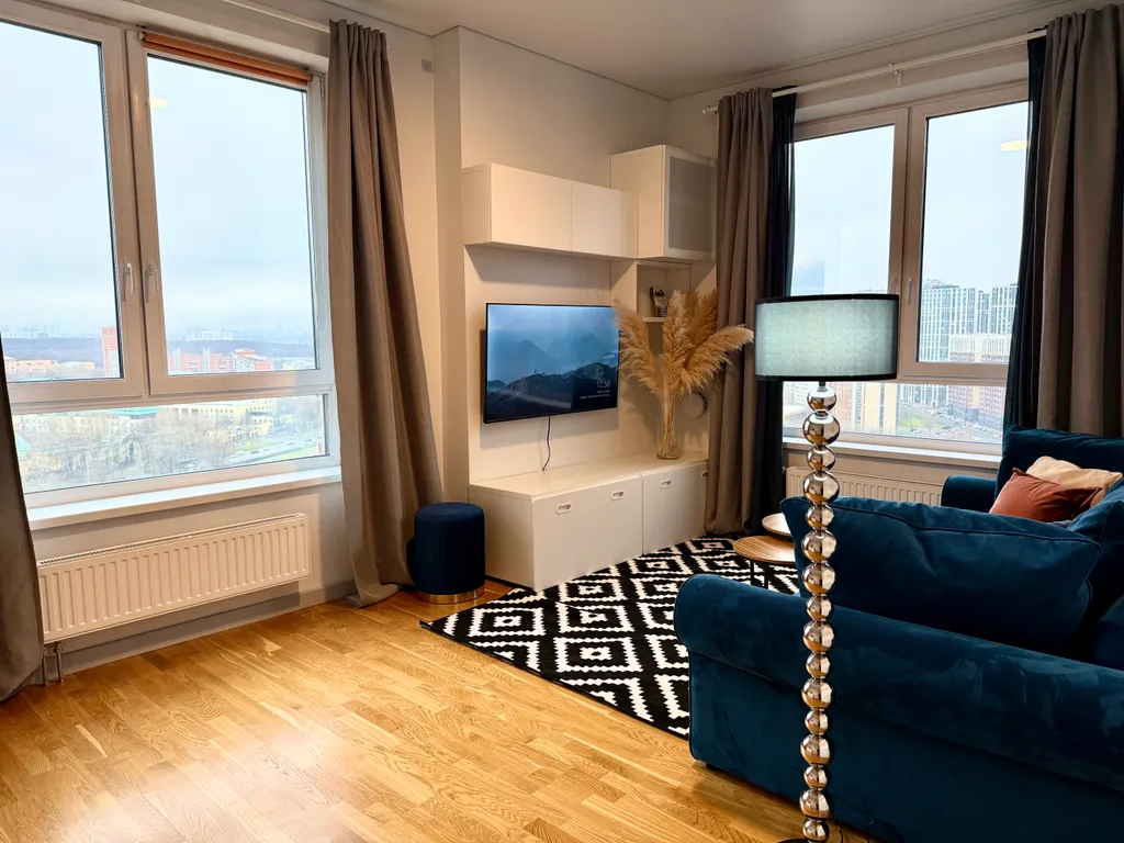 Квартира Квартира Уютная 3-комнатная с видом на Москва-Сити — Москва