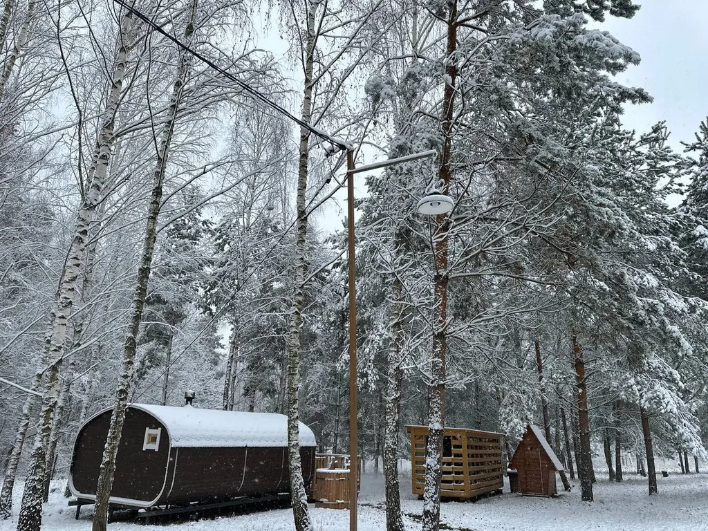 Отдых в лесу с баней и горячим чаном