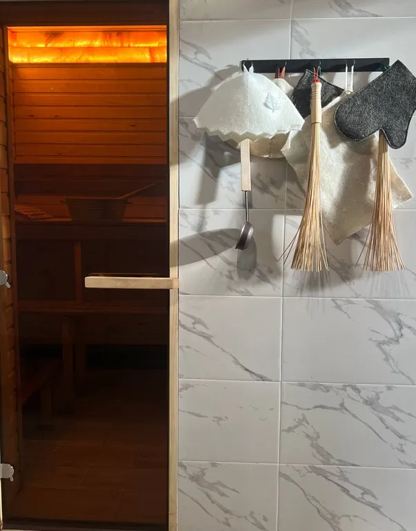 Дом баня с чаном