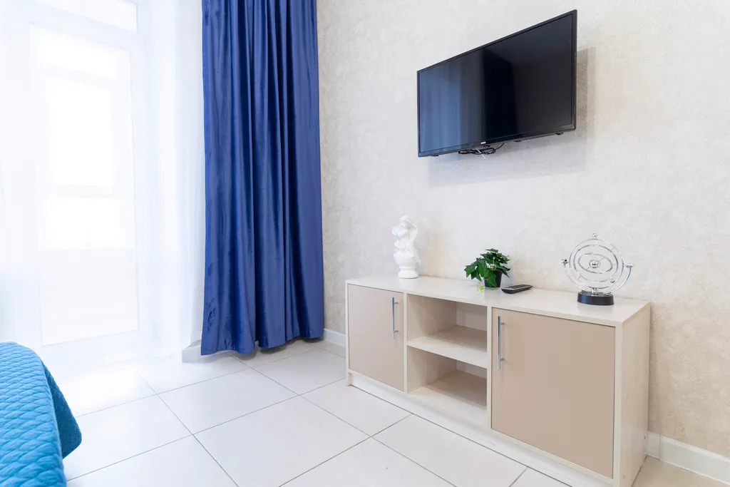 Просторная квартира студия с шикарным видом на город