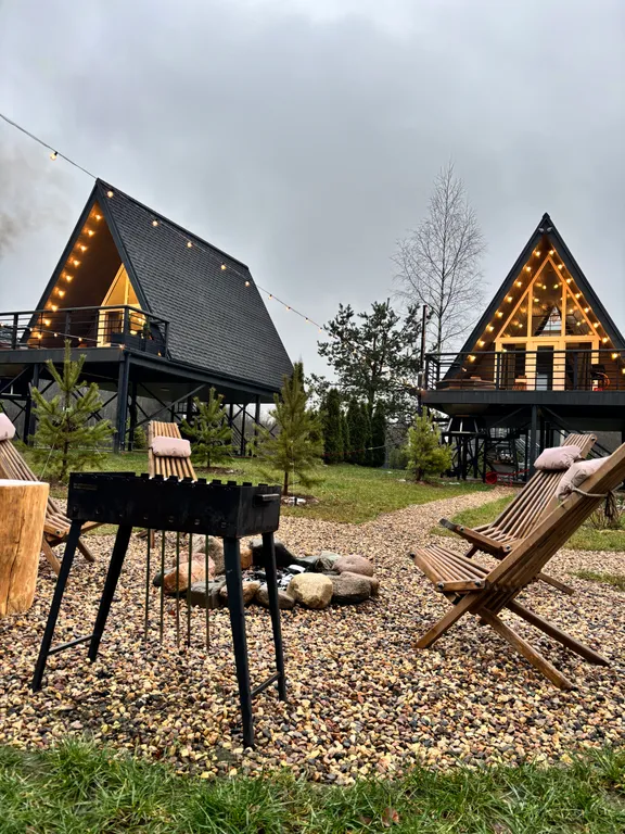 Глэмпинг 41m2 — с кухней, с Wi-Fi, до 4 гостей
