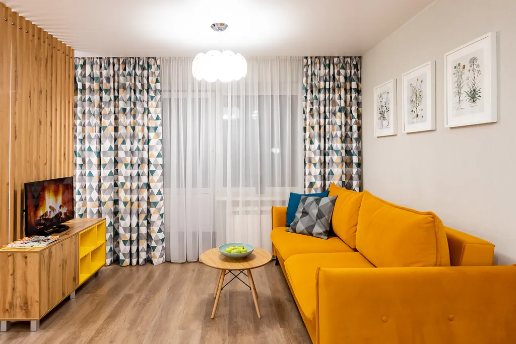 Свежие современные апартаменты Скандинавия