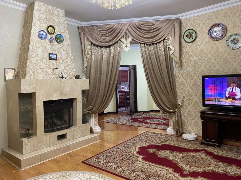 Уютный одноэтажный дом с двором, мангалом и беседкой