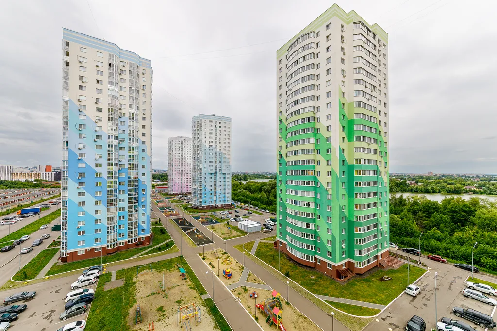 Апартаменты цвета индиго с видом на Суру