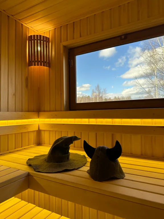 Дом с баней у водохранилища