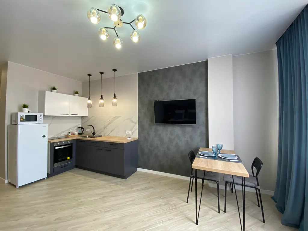 Дизайнерская студия Бизнес с красивым видом на город