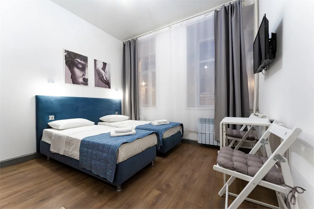 Квартира Квартира Студия с двумя односпальными кроватями на Марата — Санкт-Петербург