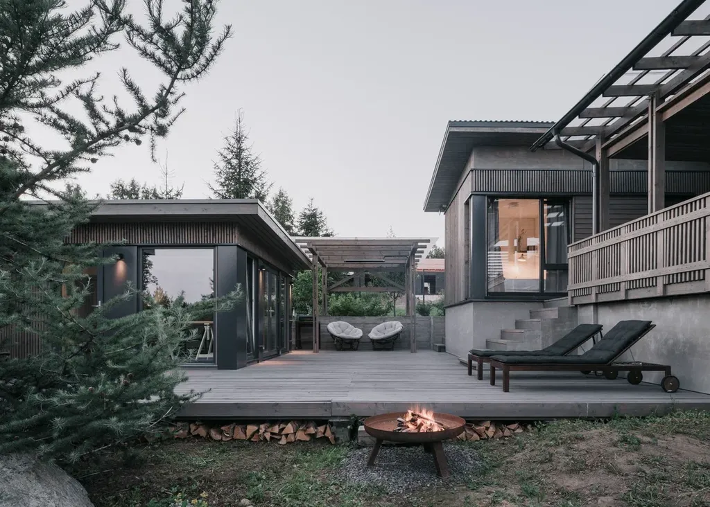 Загородный дом с банным комплексом