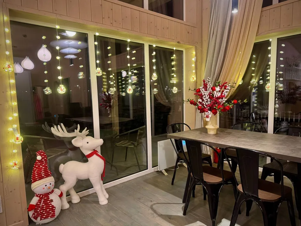 Новый домик с баней и камином