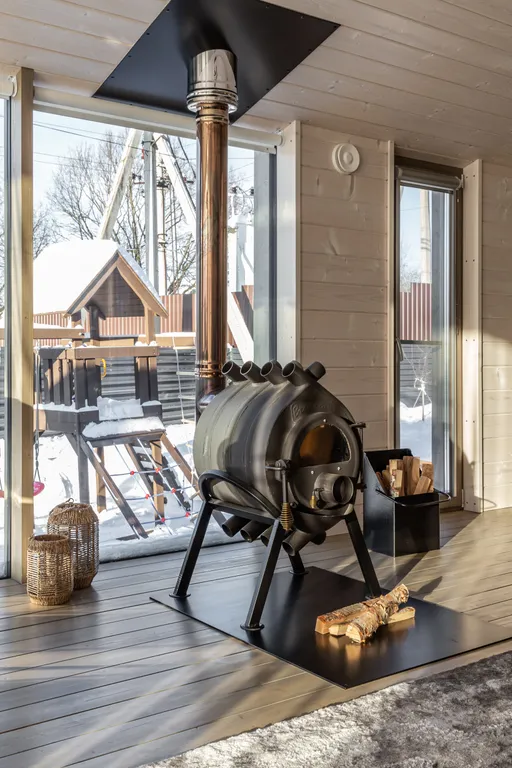 Коттедж Семейный дубльдом у пруда с баней и купелью в Новой Москве — Птичное