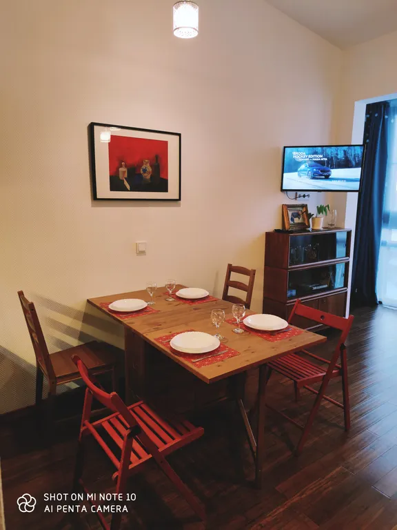 Квартира Квартира Уютная студия с антресолью — Пушкин