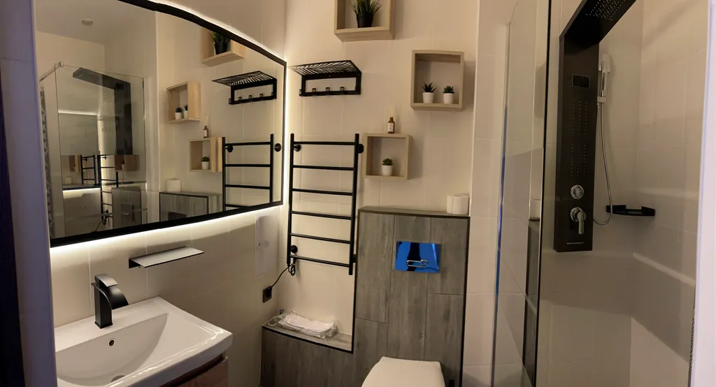 Квартира Квартира Апартамент T&M с шикарным видом на море и бассейн — Анапа