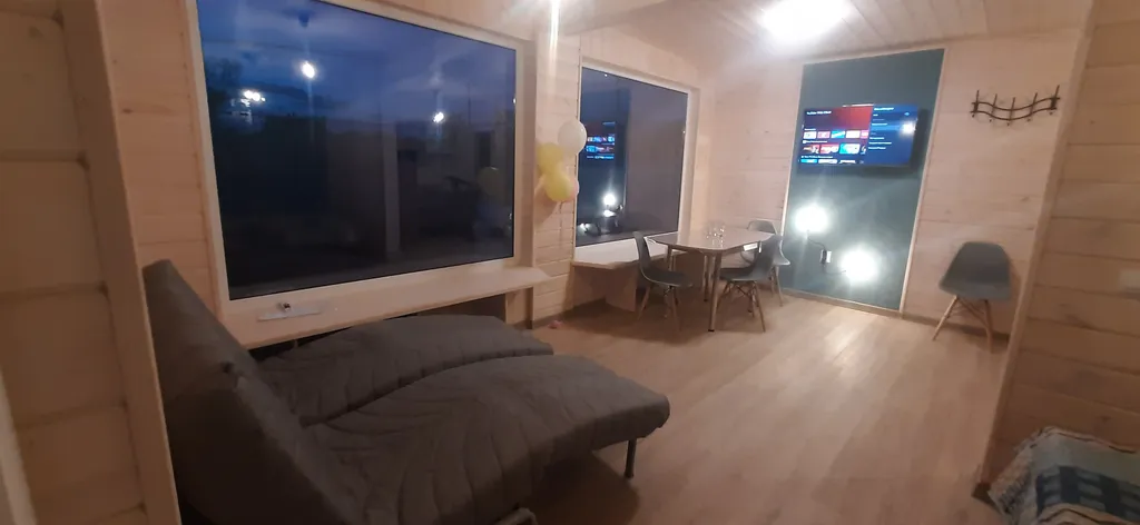 Новый дом в экостиле с мангалом