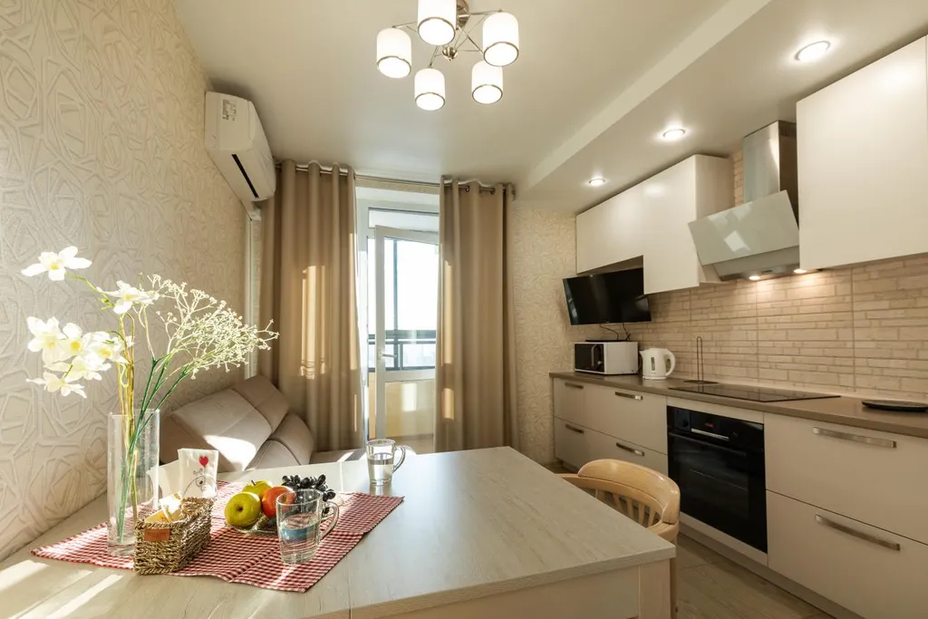 Светлая квартира рядом с ЖД Вокзалом в ЖК Малевич