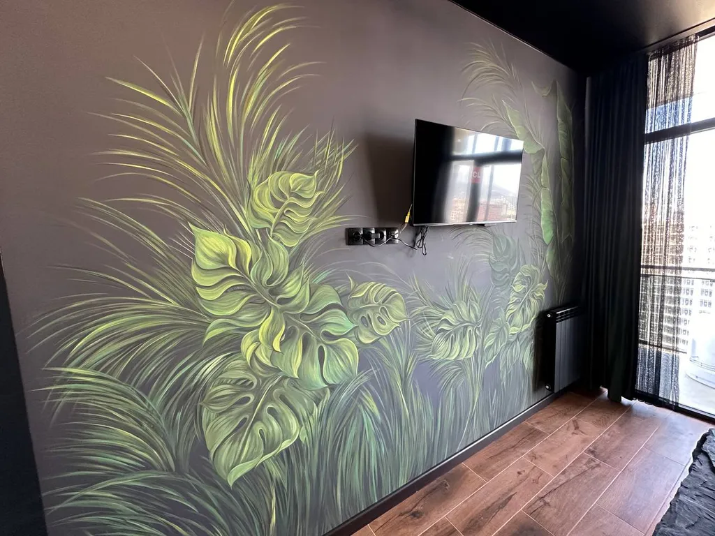 Студия рядом с морем с тропиками и джакузи на балконе