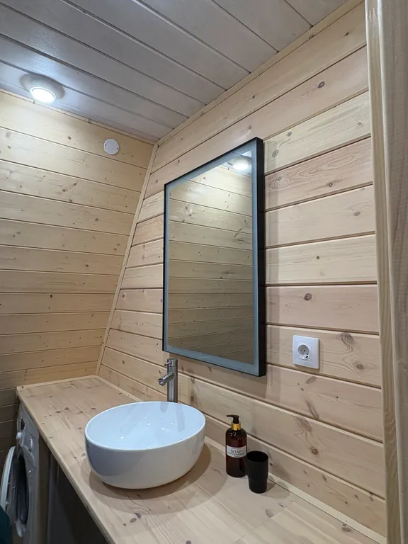 Гостевой дом в стиле А-фрейм Suvi в Карелии