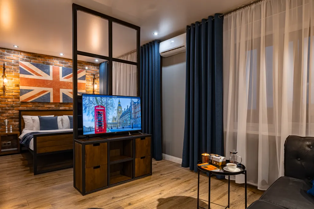 Популярная квартира в центре Британский лофт