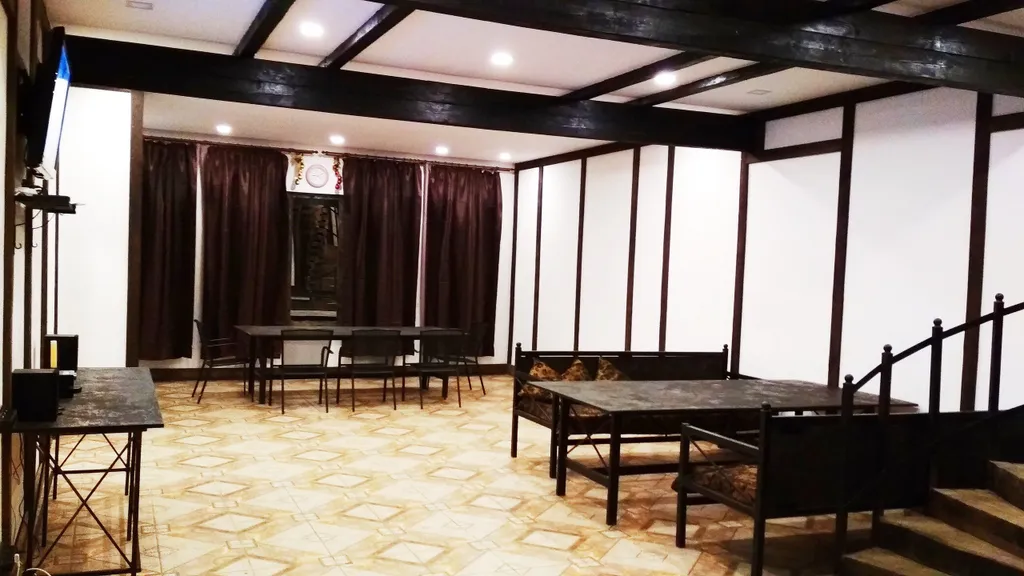 Коттедж для гостей в Ильичево. Баня, бассейн, камин.