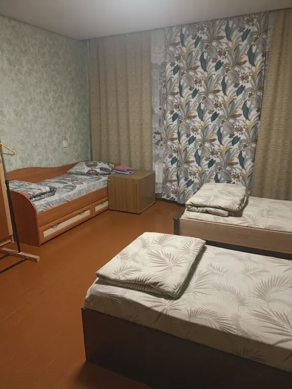 Комната в трёхкомнатной квартире на 5 мест