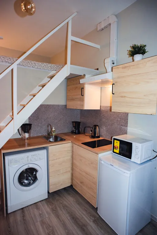 Квартира Квартира Прекрасная студия на Петроградке в 5 минутах от Чкаловской — Санкт-Петербург