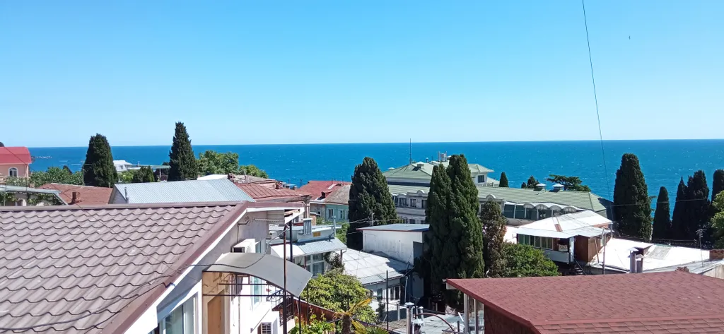 Квартира с видом на море для семьи в 5-6 минутах от пляжа