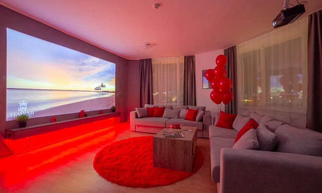 Бордовый закат в Чемпион-парк