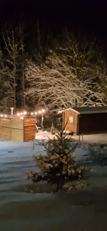 Ольшаны_Парк Дом Шале у леса с баней и горячей купелью