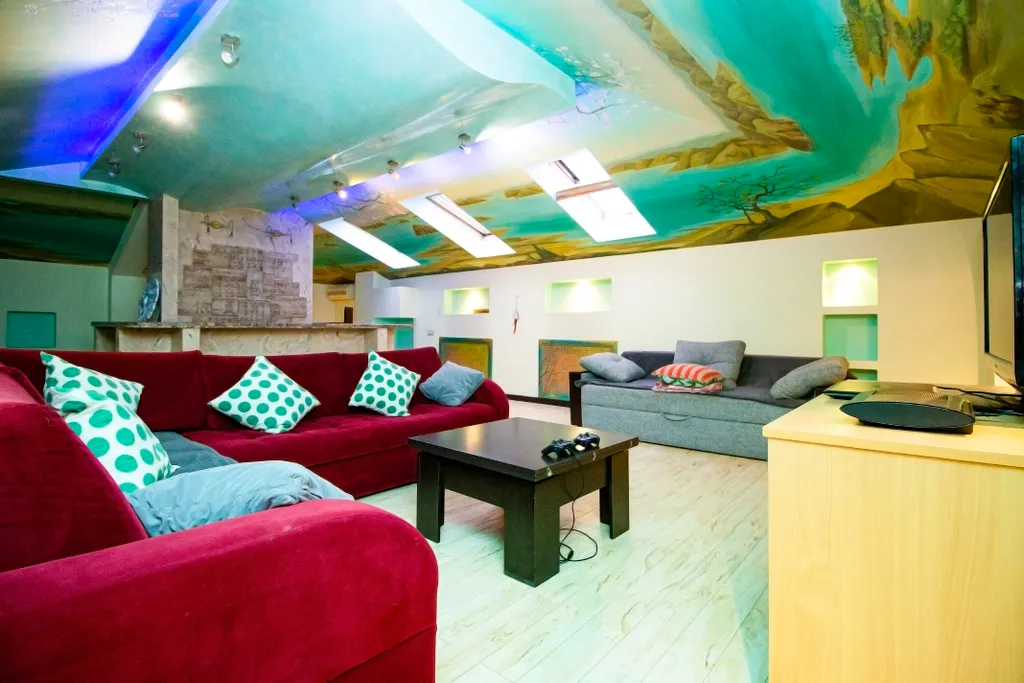 Коттедж Дом на пруду с дровяной сауной и караоке в китайском стиле — Высоково