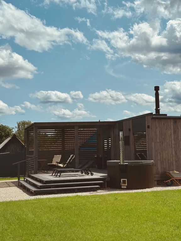 Комфортный дом с баней и купелью, 70 км от Минска