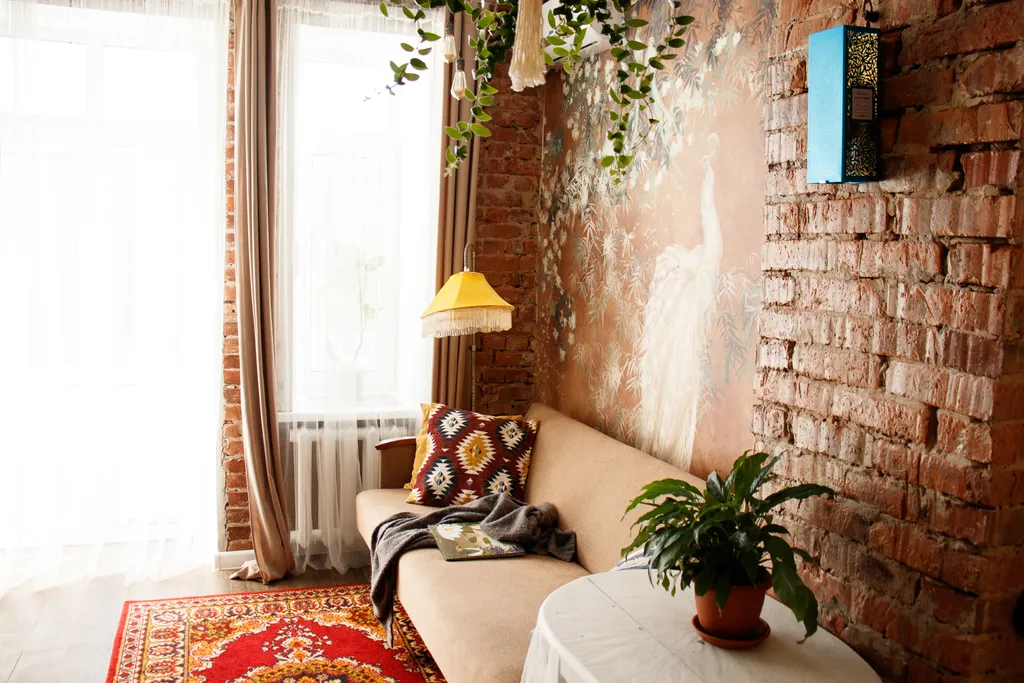 Семейные апартаменты в стиле Бохо в центре города