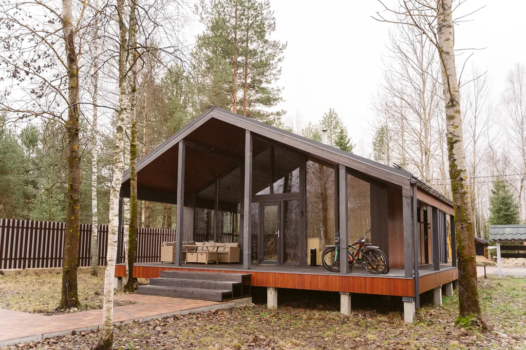 Коттедж Minos с камином — аренда посуточно в Красный Огорок