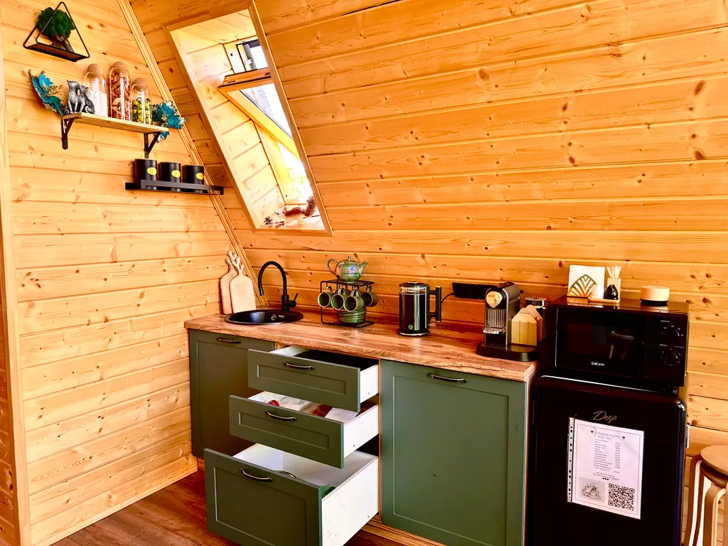 Коттедж Aframe, 2ух этажный дом, глэмпинг — Казань