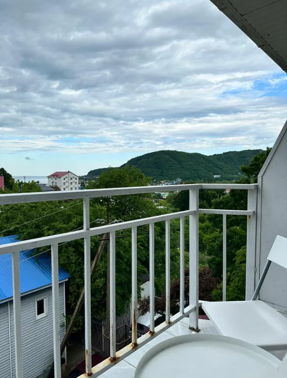 Студия с видом на море с обновленным ремонтом