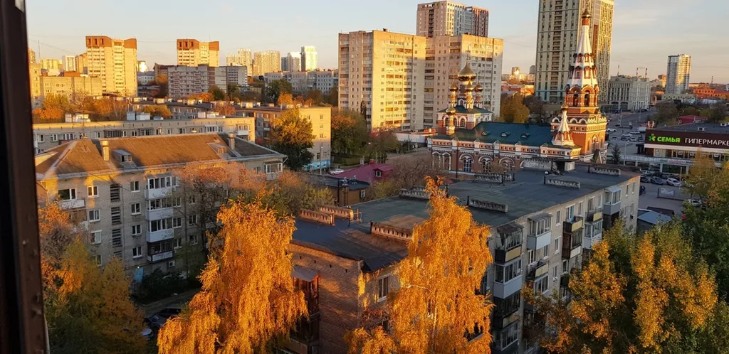 Самый центр, Вид на город с высоты птичьего полета