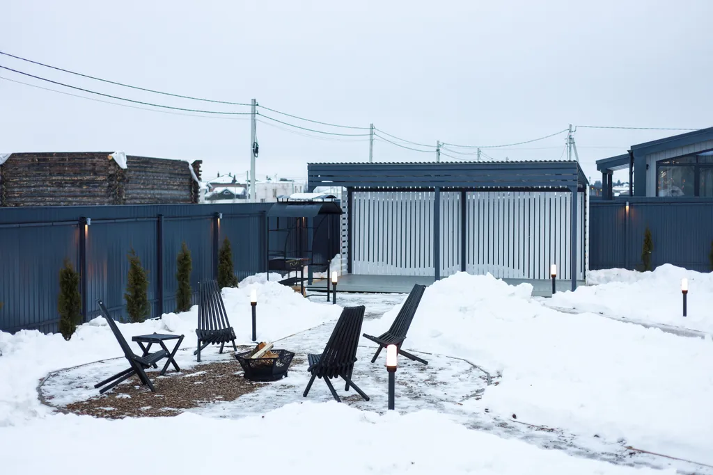 Стильный barnhouse с сауной