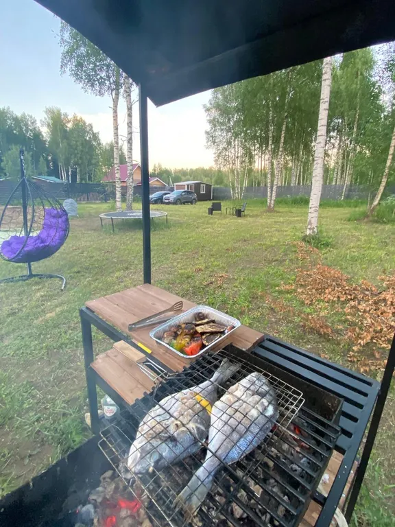 Домик в березах с баней