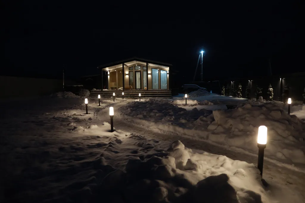 Стильный barnhouse с сауной