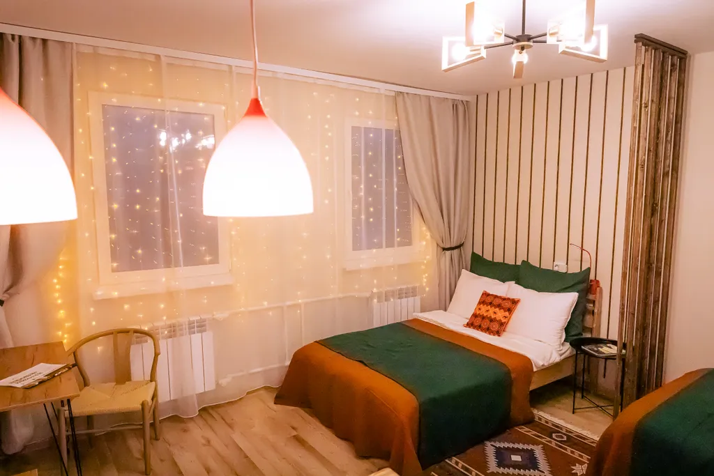 Уютная студия в стиле африки