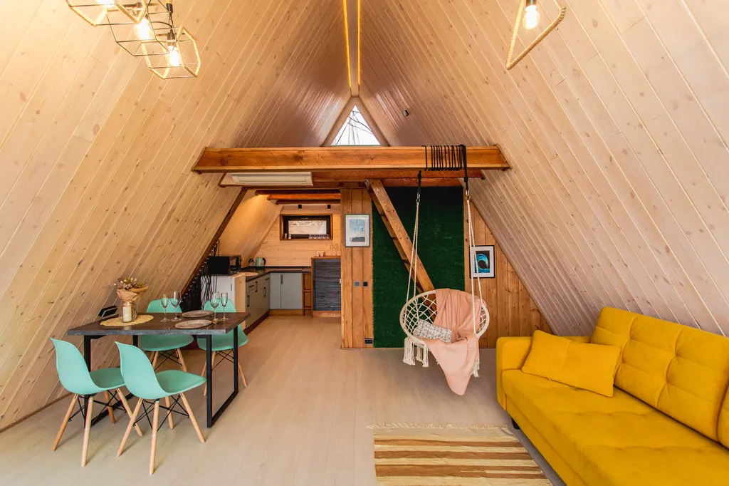 Уютный дом A-frame